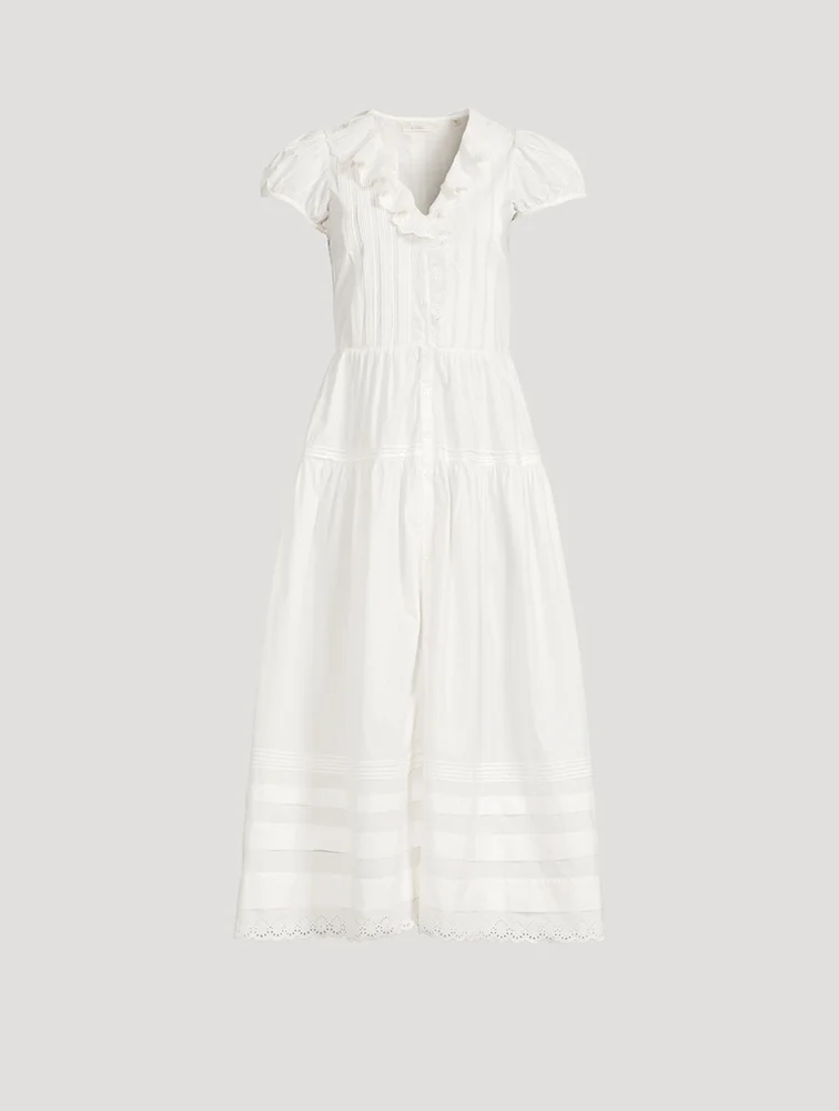 Eliette Poplin Midi Dress