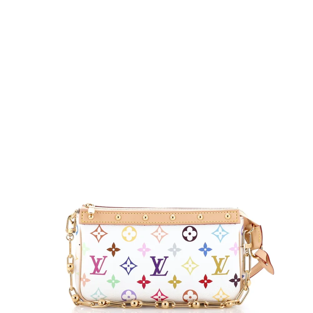 Louis Vuitton x Takashi Murakami Chain Pochette Accessoires NM Monogram Multicolor