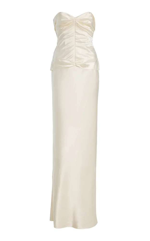 Clementine Satin Maxi Dress