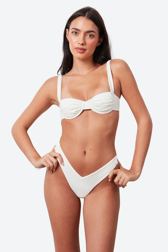 THE MARGOT TOP - IVORY