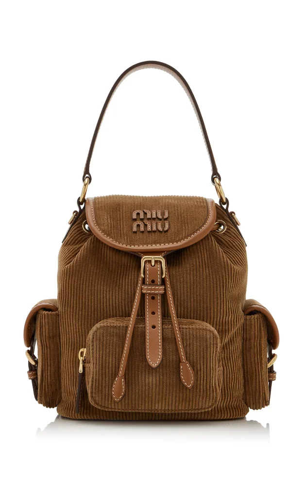 Small Corduroy Backpack