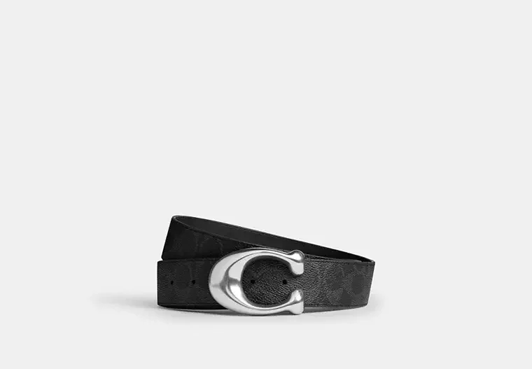Sculpted C Buckle Reversible Belt, 38MM