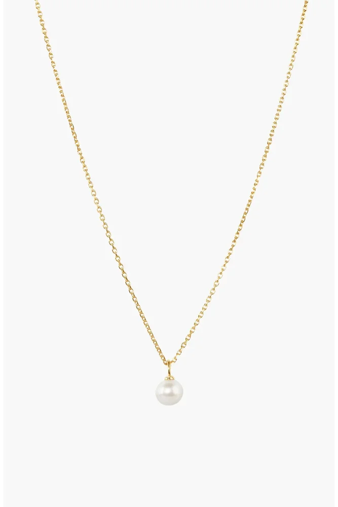 Mini Pearl Pendant Necklace