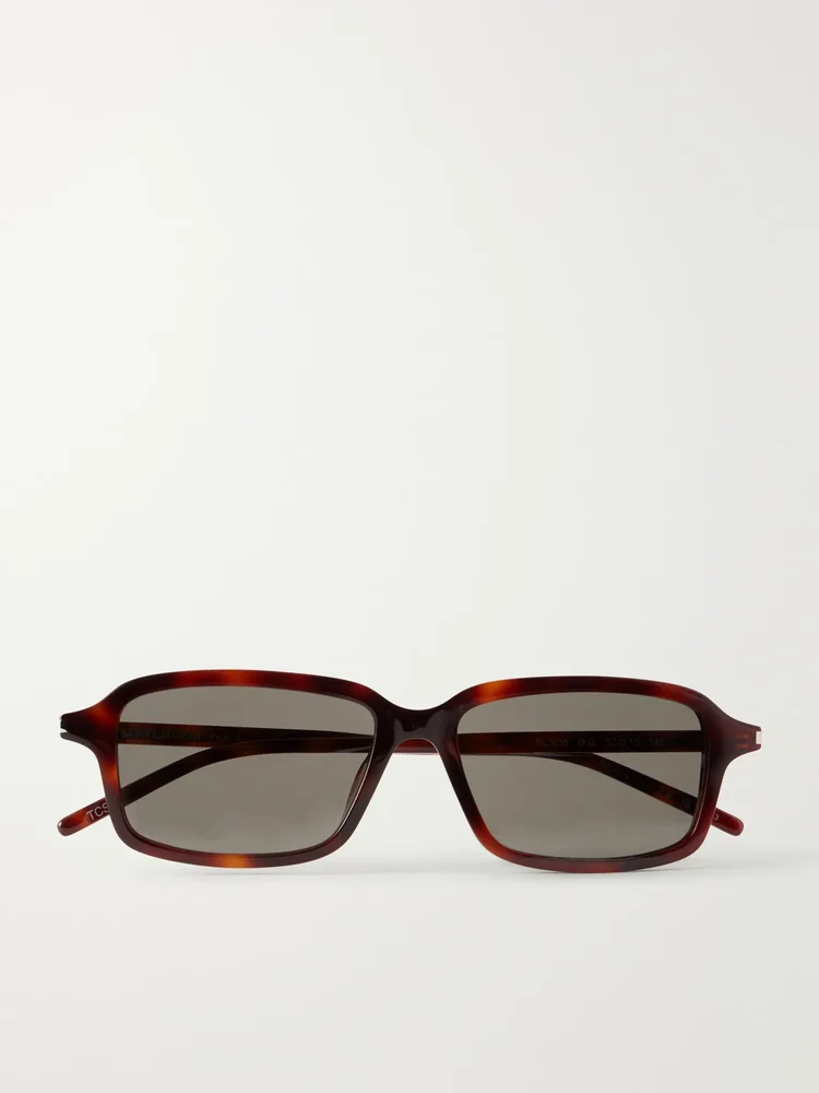 SL 938 Square-Frame Recycled Acetate Sunglasses