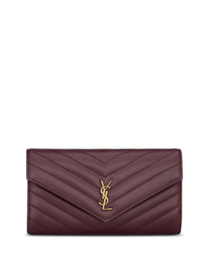 Cassandre Large Flap Wallet in Grain De Poudre Leather