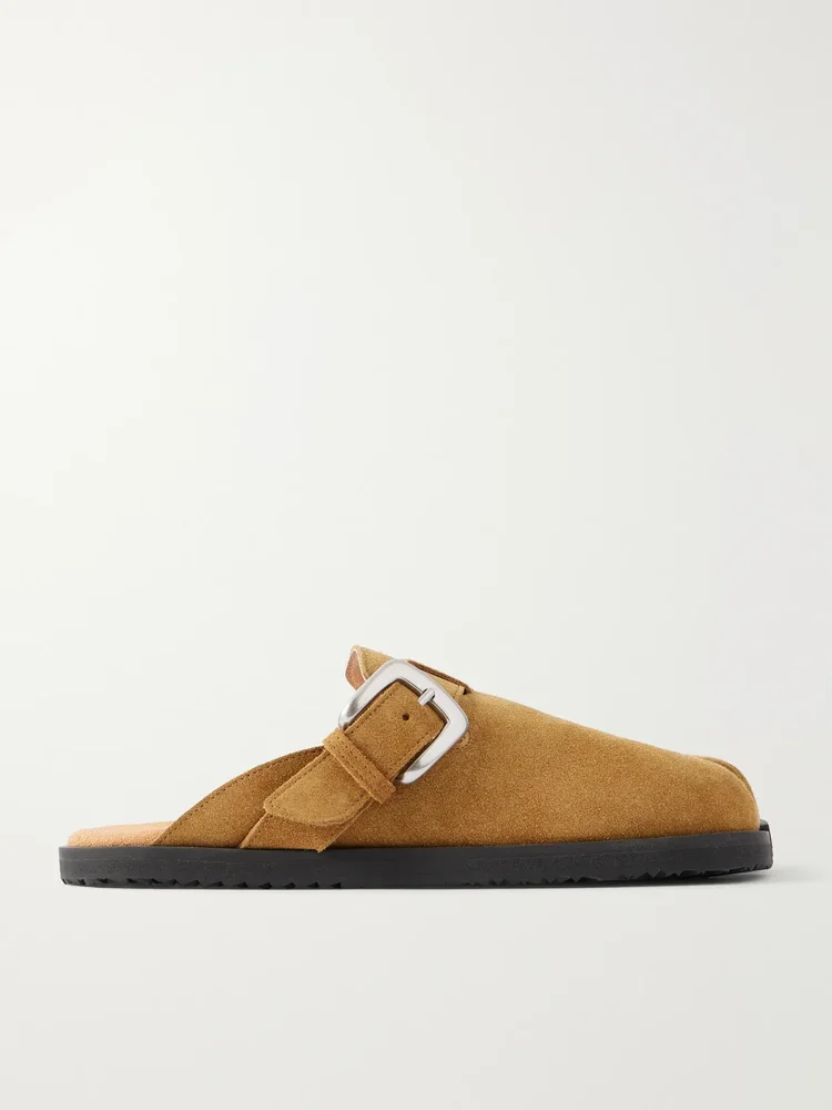 Tabi suede clogs