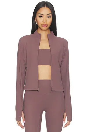 Nike Dri Fit Full Zip Long Sleeve Top
