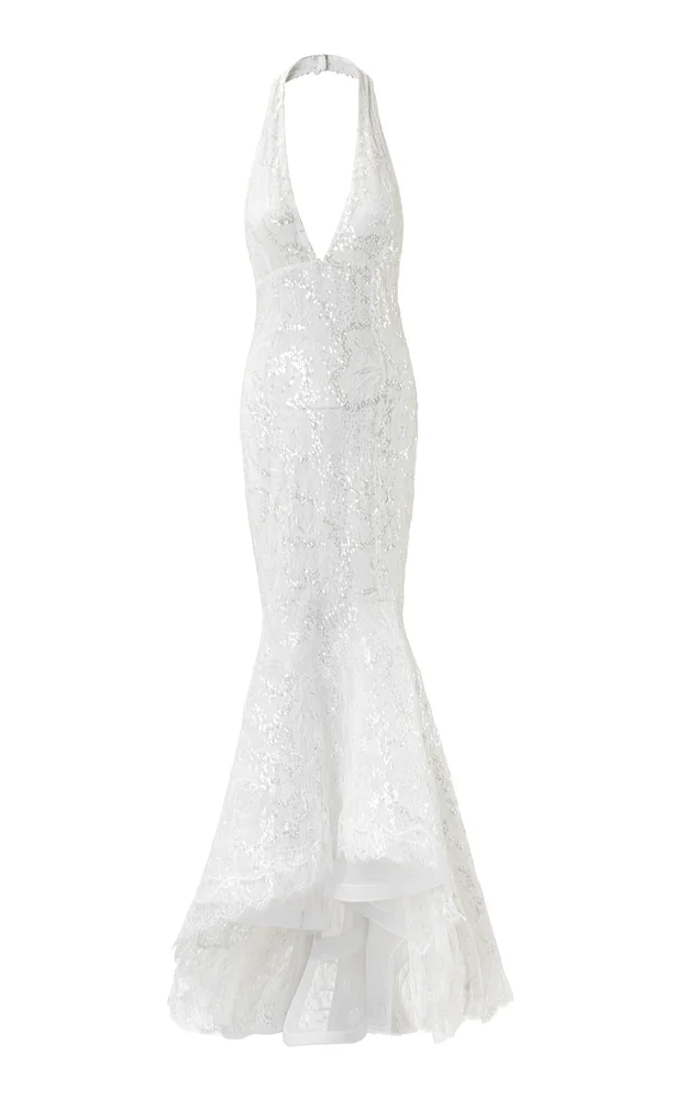 Moonveil Fishtail Midi Dress