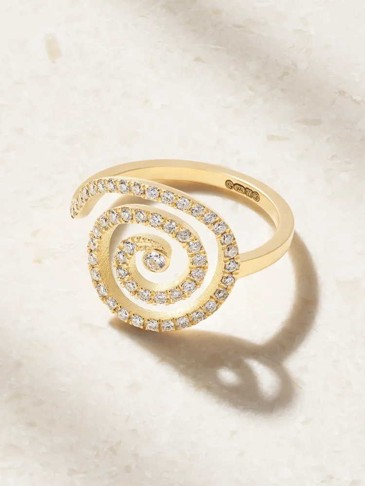 Spira 18-karat gold diamond ring