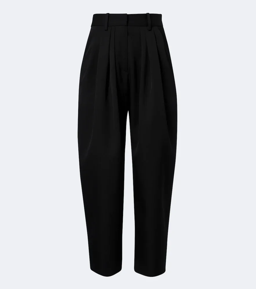 Janice pleated wool pants