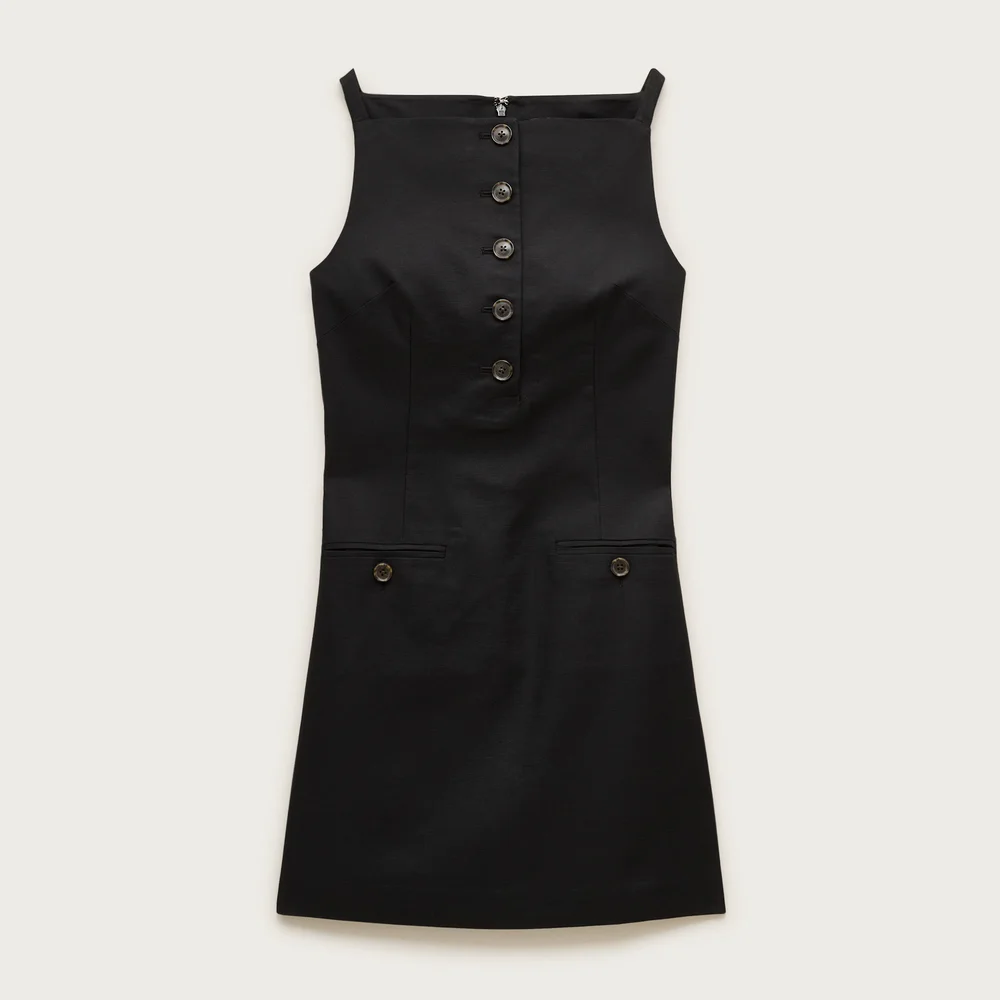 Mini sheath dress in Gramercy linen blend