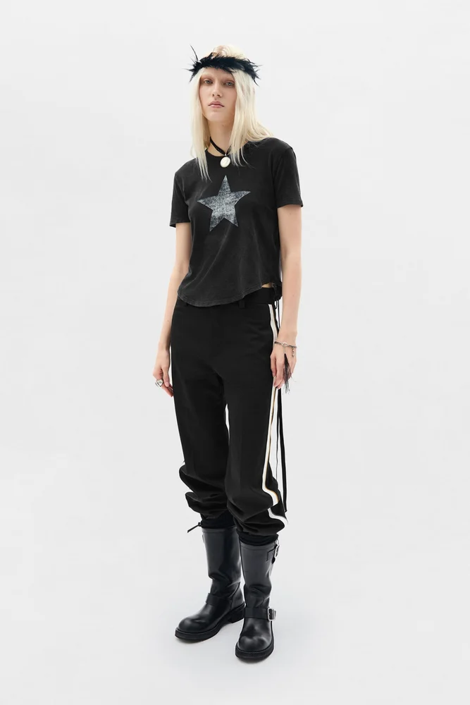 Fera Straight Leg Cropped Trousers