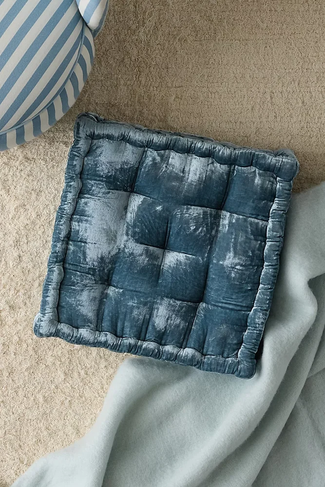 Ruthie Velvet Floor Pillow