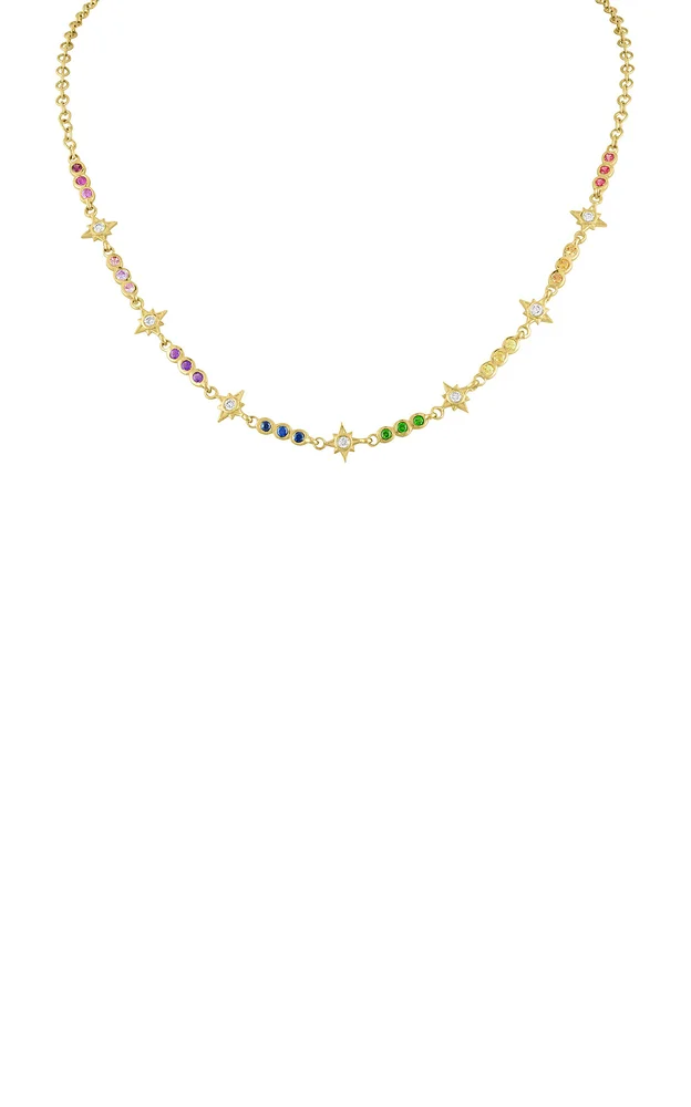 Rainbow Stars Necklace