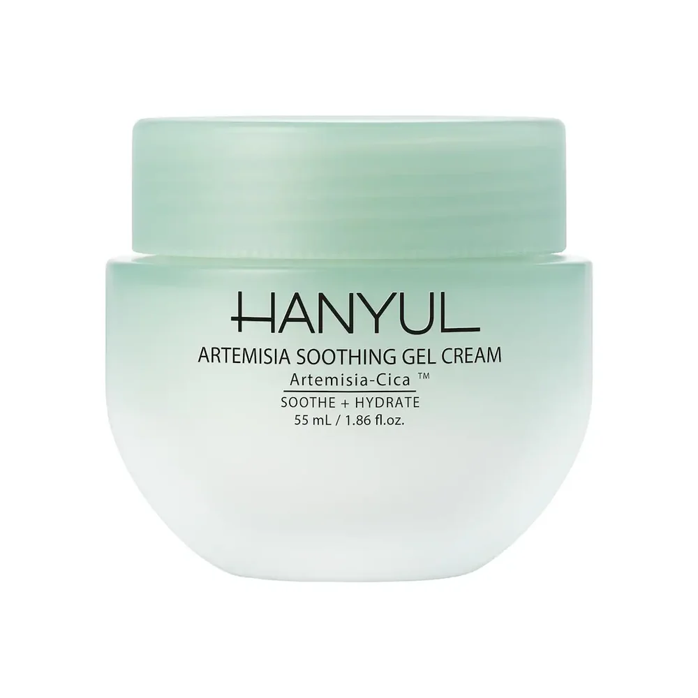 Korean Artemisia Soothing Gel Cream Lightweight Moisturizer with Centella Asiatica and Niacinamide