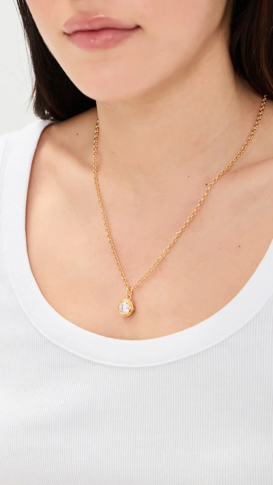 Bezel Mini Belcher Chain Necklace