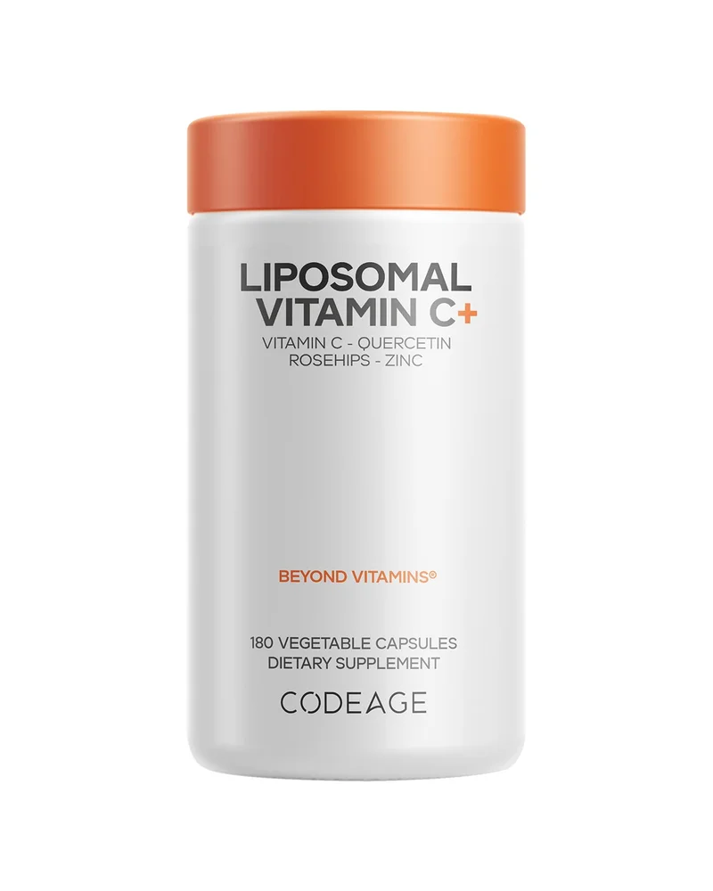 Liposomal Vitamin C 1500mg, Zinc, Elderberry, Citrus Bioflavonoids, Quercetin & Rose Hips
