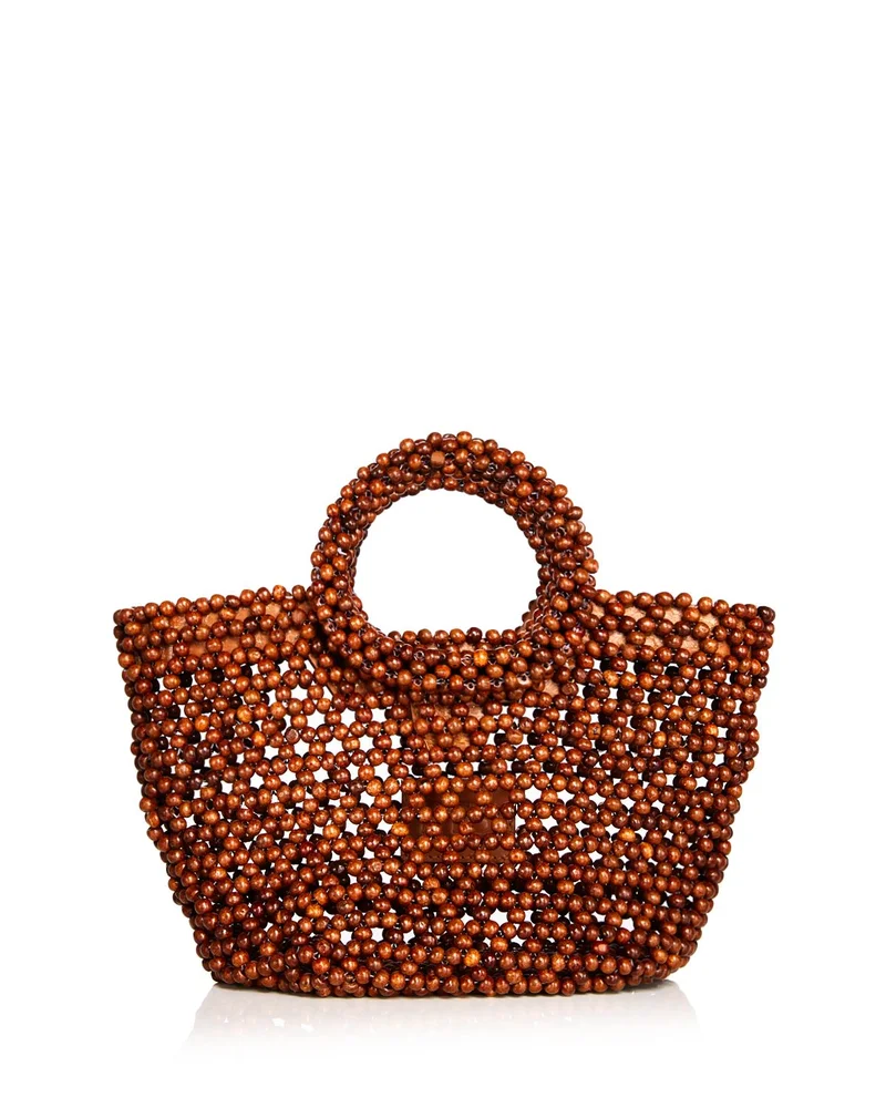 Woven Top Handle Bag, Exclusive