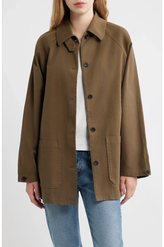 Stafford Cotton Utility Jacket (Olive)