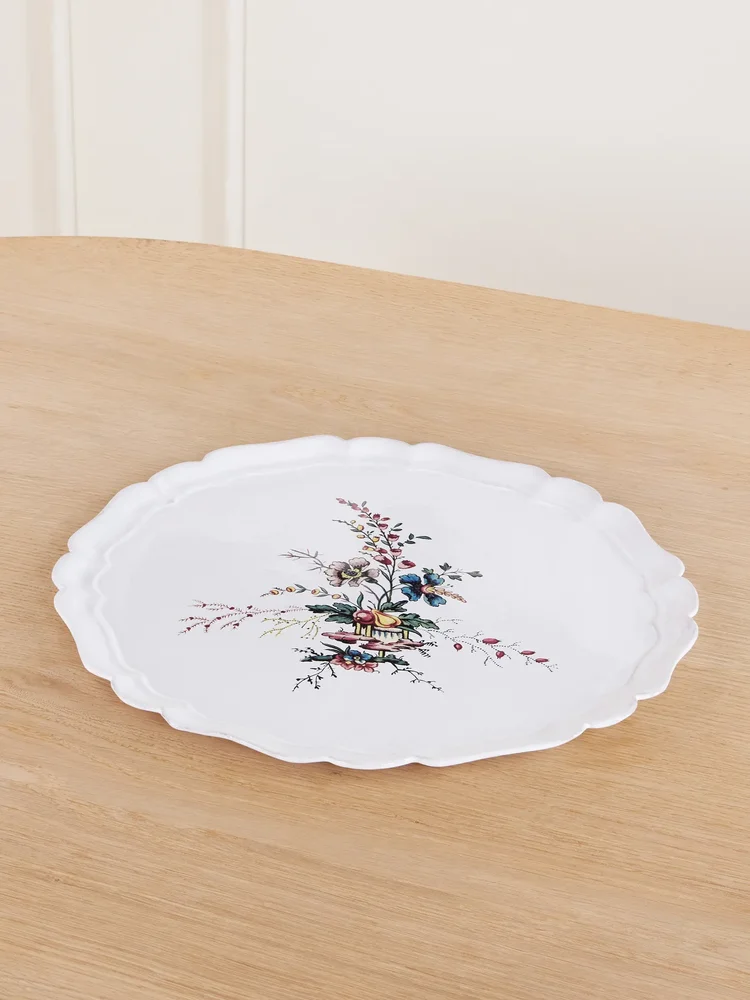 Bush Clover ceramic plate
