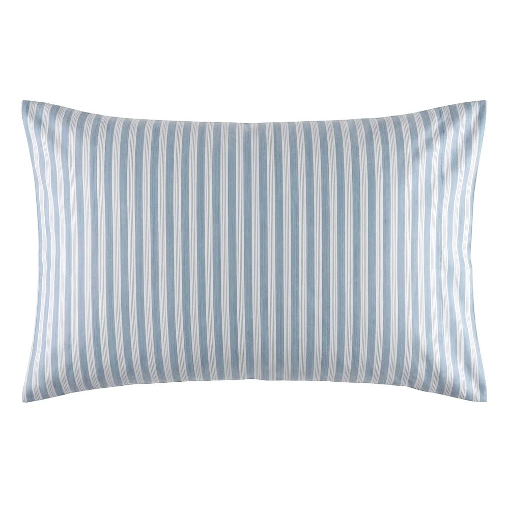 Simons Stripe Duvet Sham in French Blue