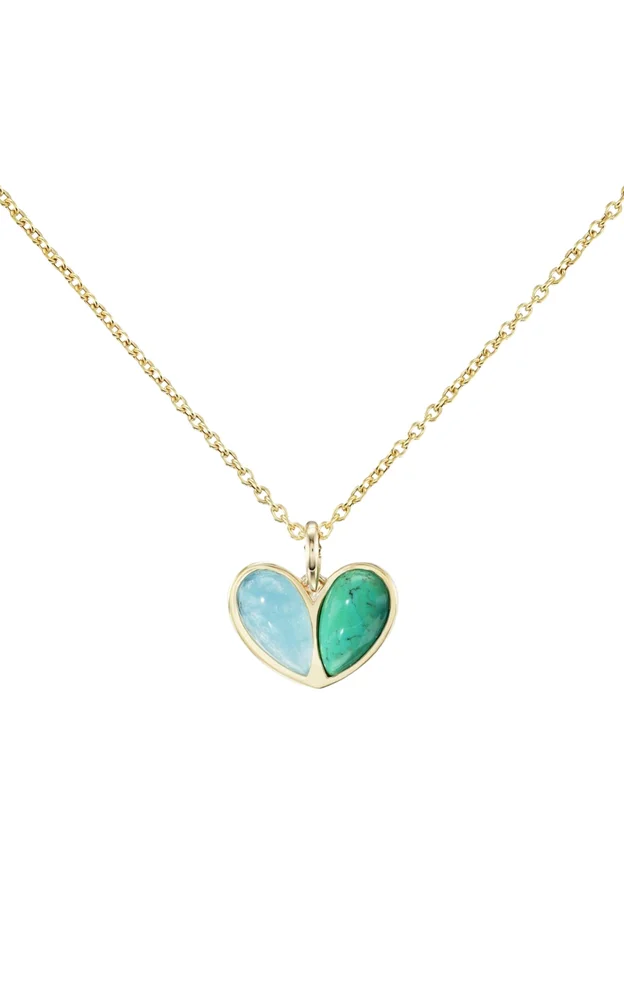Mega Sweetheart 18K Yellow Gold Multi-Stone Necklace