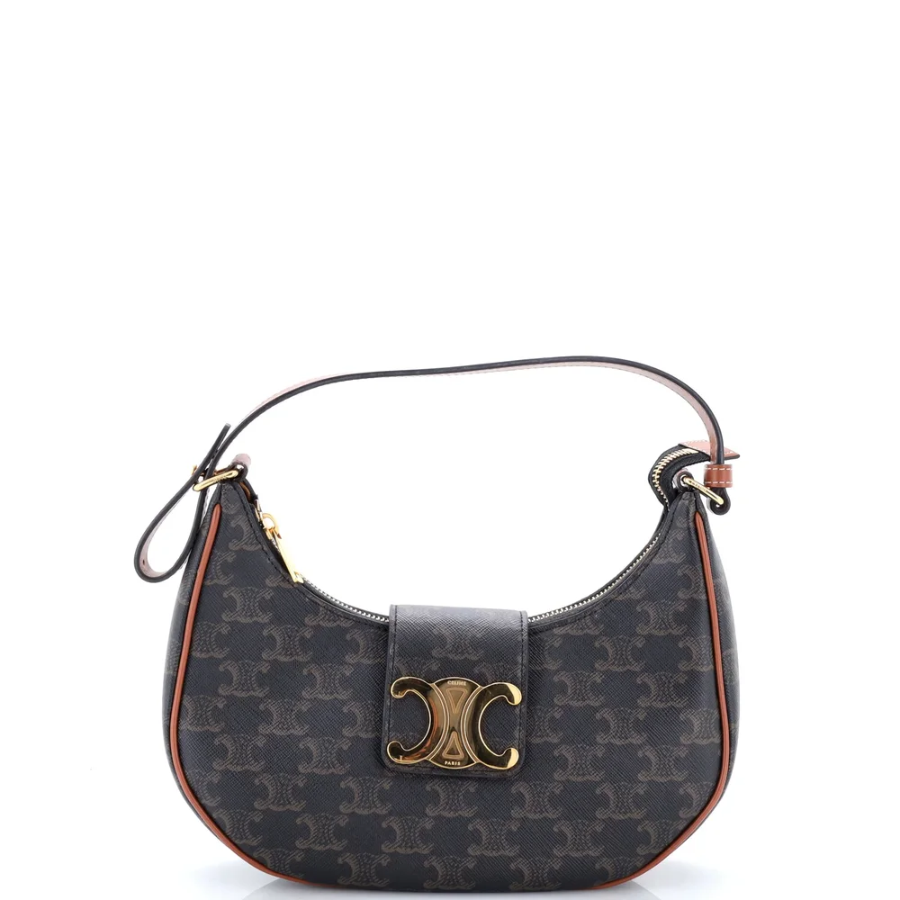 Pre-Owned Ava Triomphe Bag in Triomphe Coated Canvas