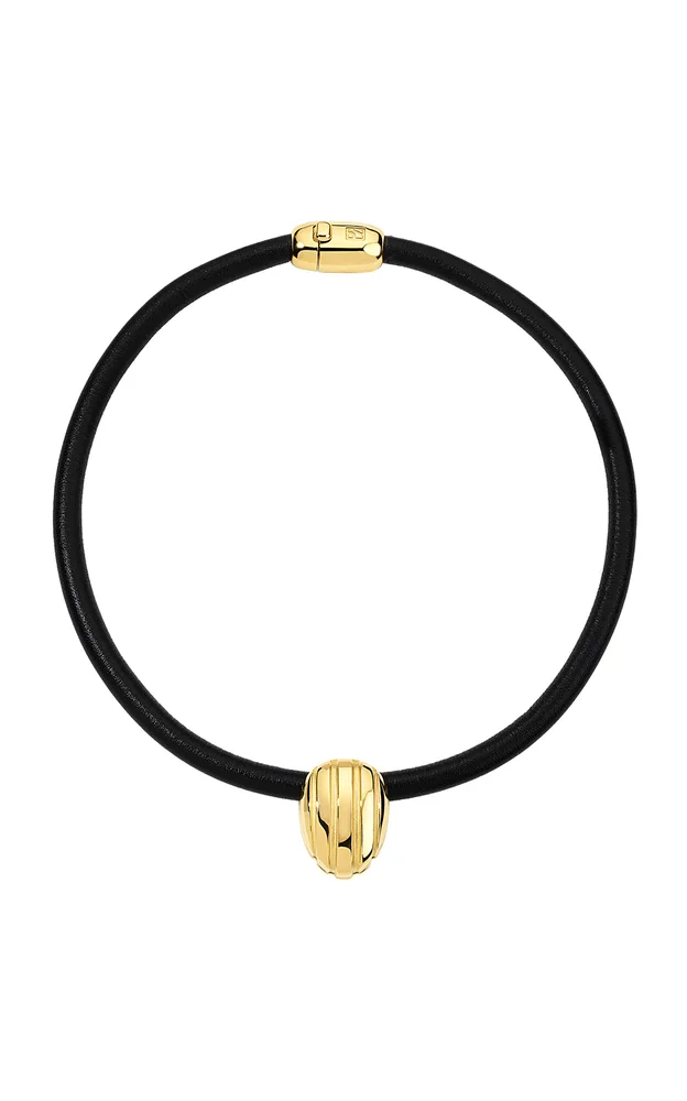 Eos Clip Pendant on Leather Cord