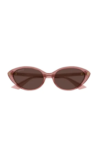 Cat-Eye Acetate Sunglasses