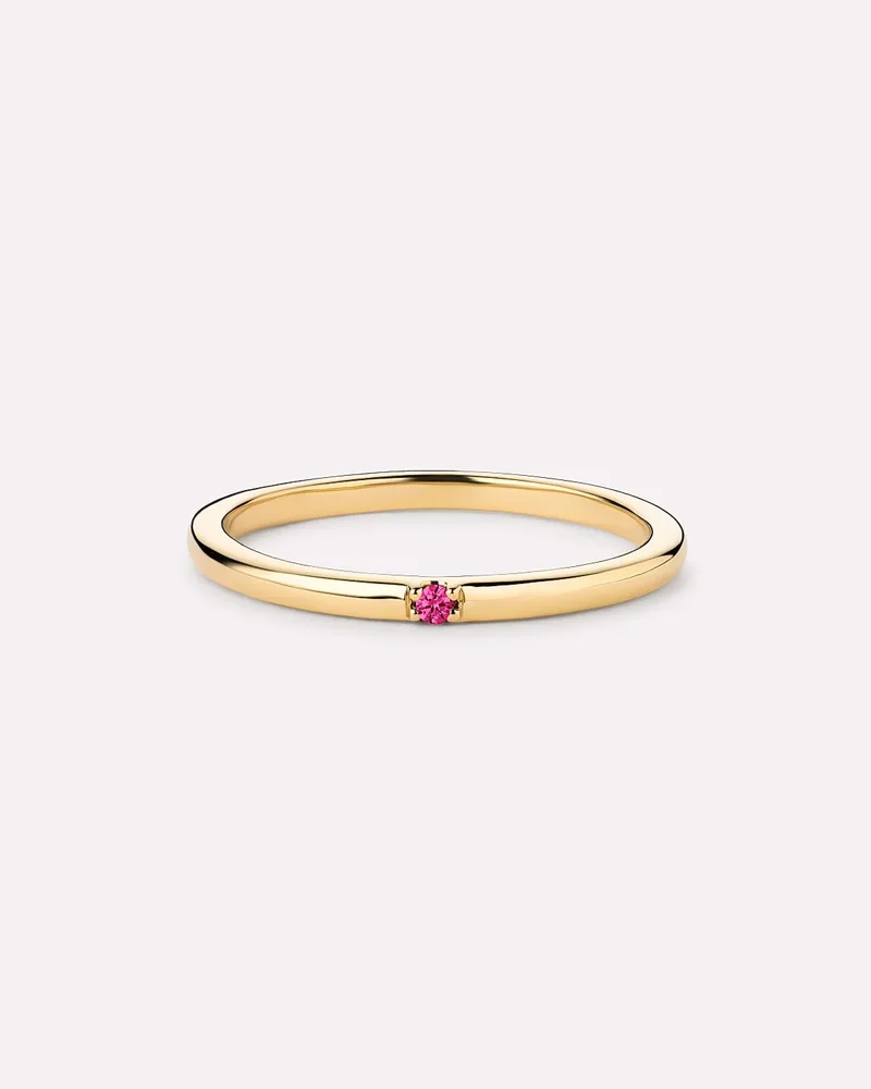 analuisa.com Birthstone Jewelry - Solo Birthstone Ring