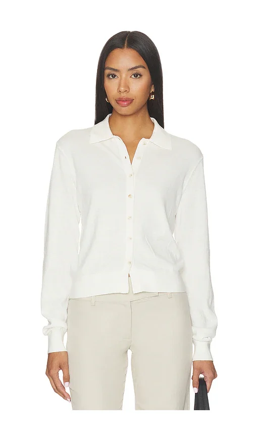 Maegen Polo Collar Cardigan