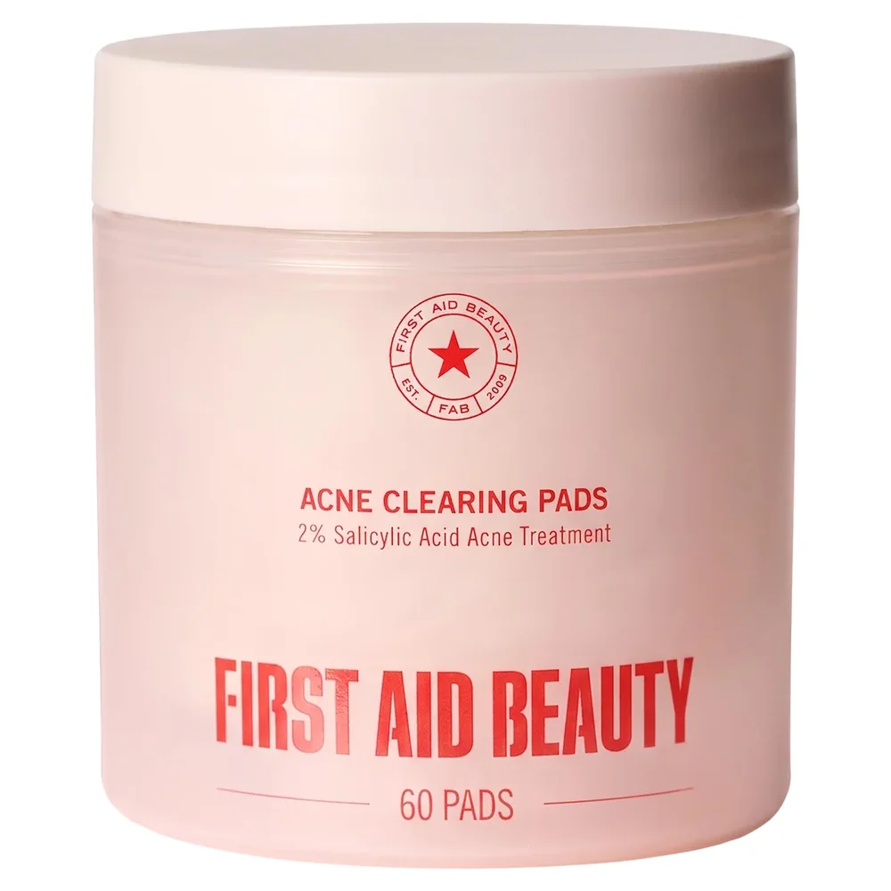 Acne Clearing Pads - 2% Salicylic Acid Acne Treatment in 60 pads/pack