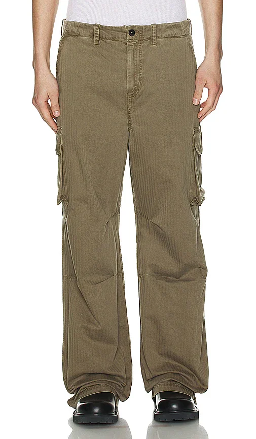 Straight-Leg Peached Cotton-Twill Trousers