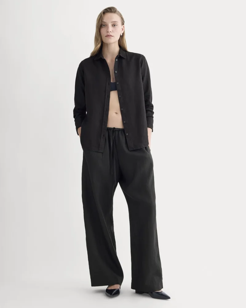 The Drawstring Pant in Linen