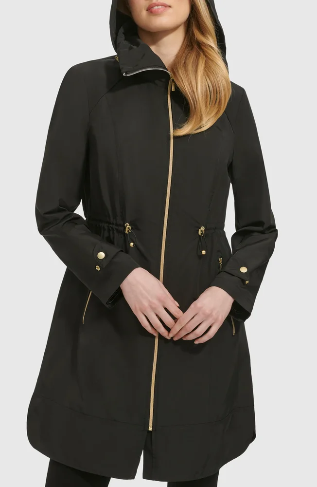 Signature Travel Packable Hooded Rain Jacket