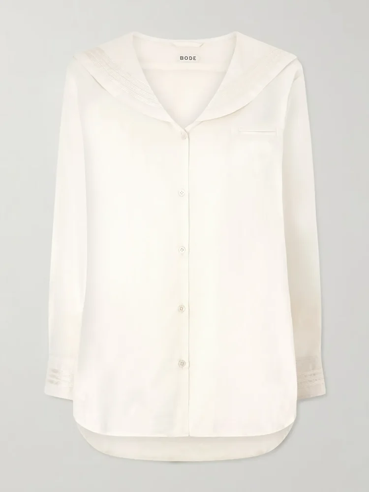 Marina cotton-voile shirt