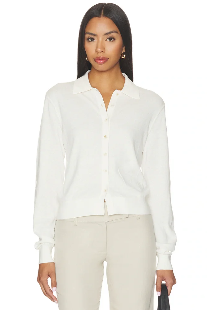 Maegen Polo Collar Cardigan
