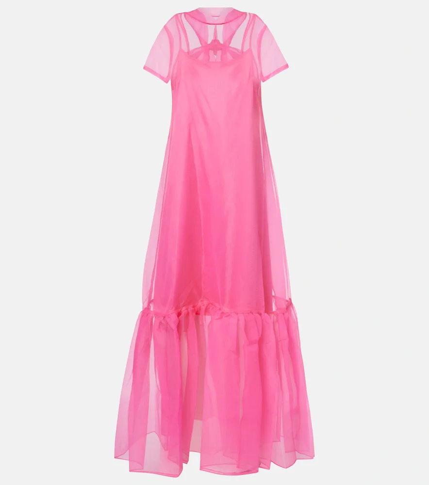 Tiered Tulle Gown