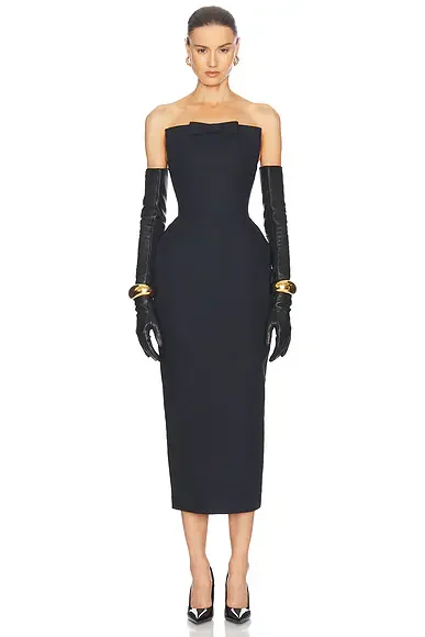 The S Curve Dress With Bow