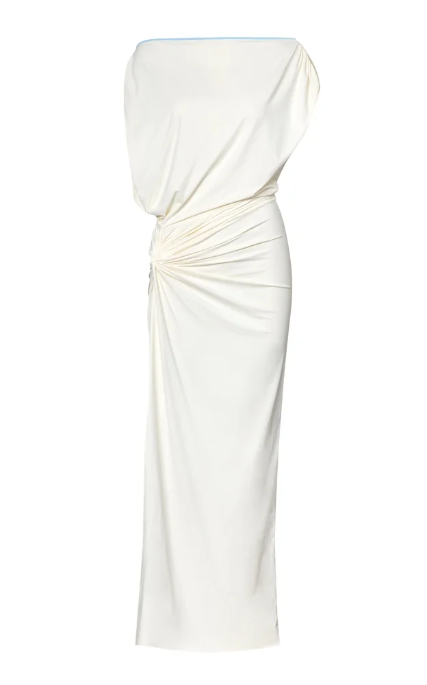Waves Jersey Maxi Dress