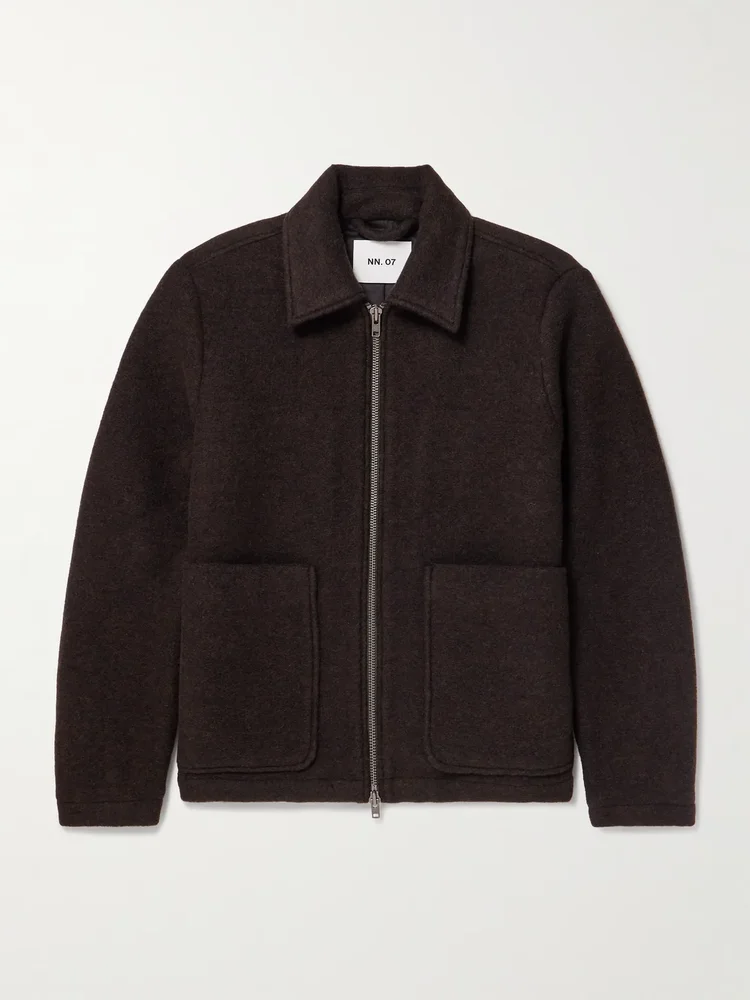Gael 8267 Brushed Wool-Blend Jacket