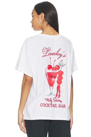 X Loverboy Flirty Shirley Slub Boyfriend T-shirt