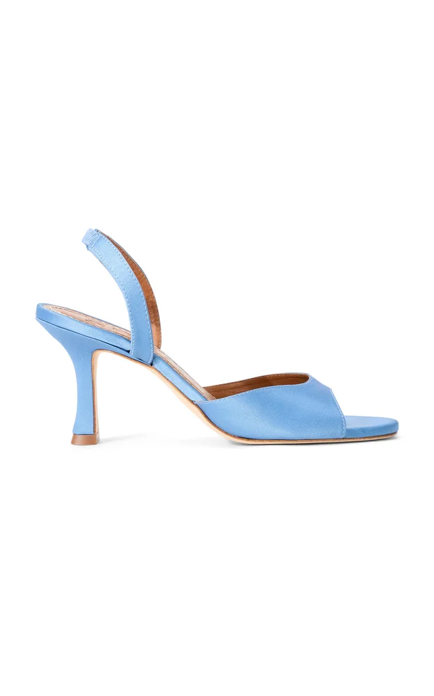 Brigitte Satin Sandals