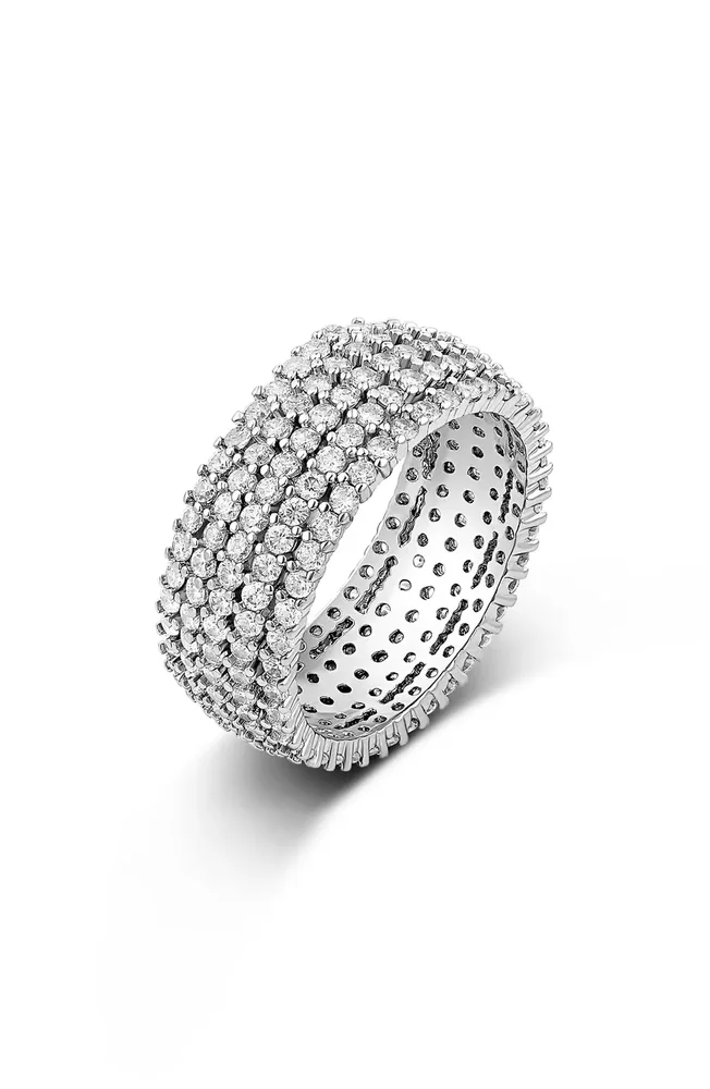 Pavé Cigar Band Ring