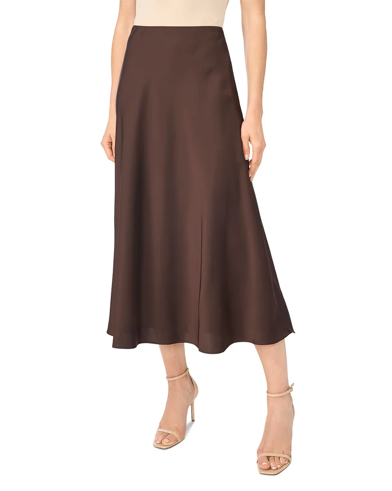 Satin Bias Maxi Skirt