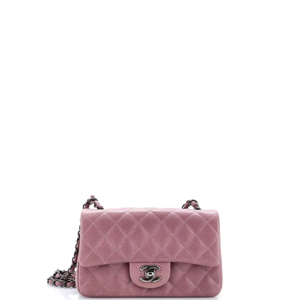 Pre-Owned Chanel Rectangular Mini Classic Flap Bag 20cm