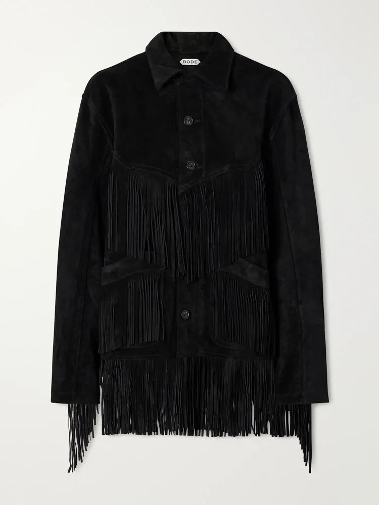 Appalachian fringed suede jacket