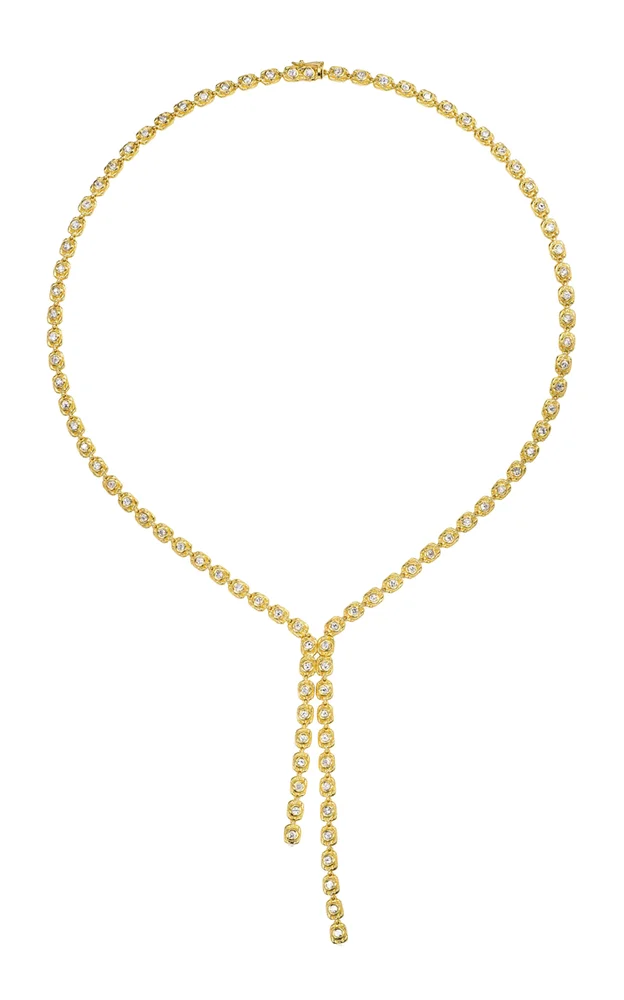 Romantica Bolo 14K Yellow Gold Diamond Necklace