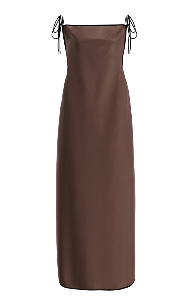 Signature Summer Bones Satin Maxi Dress