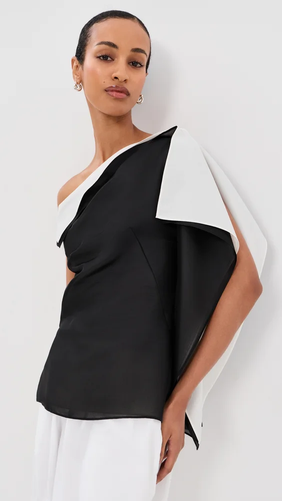 Sculptural Double Layered Top